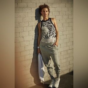 NWOT Free People Movement Open Air Printed Tank